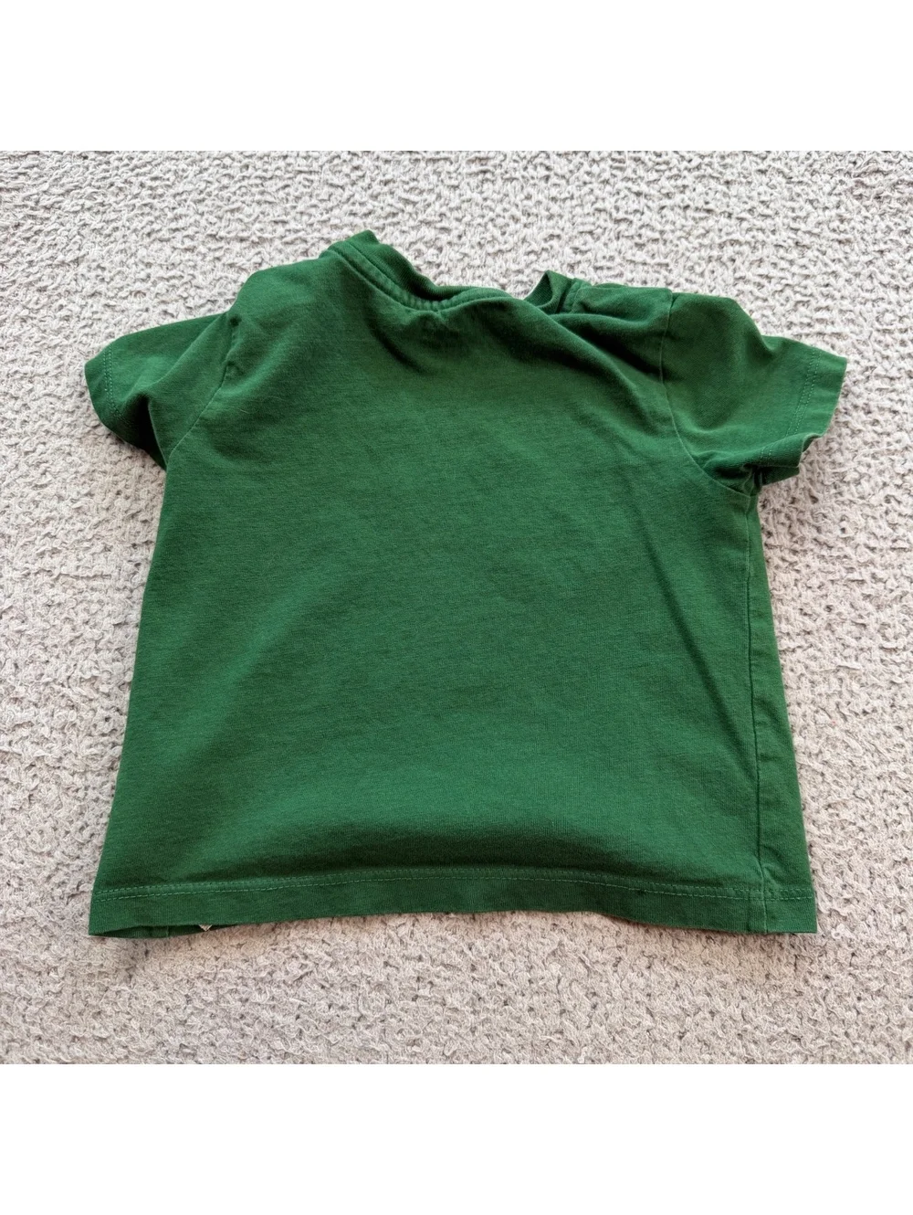 Polo Ralph Lauren Baby Boys 9M Green Logo Graphic T-Shirt Cotton Tee